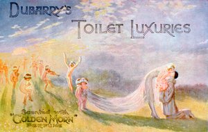 Reklama luksusowych toalet Dubarrys, pachnących perfumami Golden Morn, 1922 autorstwa Unbekannt