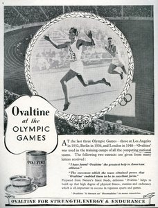 Reklama firmy Ovaltine na Igrzyskach Olimpijskich w Londynie w 1948 r. (lito) autorstwa Unbekannt