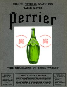 Reklama wody Perrier, 1905 autorstwa Unbekannt