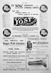 Strona reklamowa z magazynu King, 14 grudnia 1901 autorstwa Unbekannt