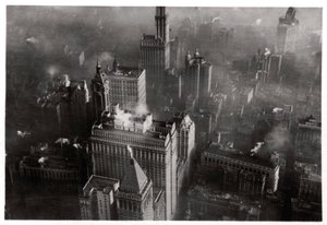 Widok z lotu ptaka na Manhattan, Nowy Jork, USA, z Zeppelina, 1928 1933 autorstwa Unbekannt