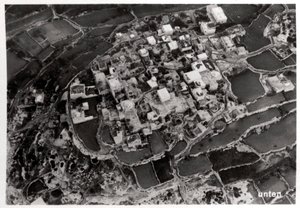 Widok z lotu ptaka na wzgórza wokół Jerozolimy, Palestyna, z Zeppelina, 1931 1933 autorstwa Unbekannt