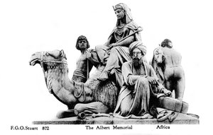 Afryka, Albert Memorial, Londyn, XX w. autorstwa Unbekannt