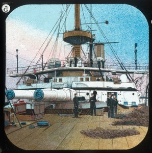 Po Barbette -- H.M.S. Zemsta, ok. 1900. autorstwa Unbekannt