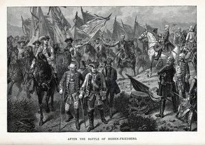 Po bitwie pod Hohenfriedbergiem, 1882 r. autorstwa Unbekannt