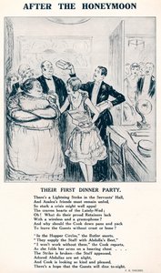 Po podróży poślubnej – Ich pierwsza kolacja, 1927 autorstwa Unbekannt