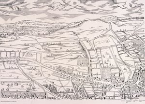 „Agas” mapa Londynu, c1561 autorstwa Unbekannt