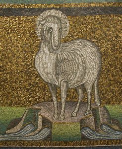 Agnus Dei, bizantyjska, początek XX wieku oryginał datowany na VI wiek. autorstwa Unbekannt