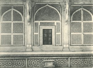 Agra. Ekran grobowca Sulima Chishtish, Futtehpur Sikri. autorstwa Unbekannt