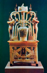 Alabastrowy wazon na perfumy z grobowca Tutanchamona, XIV wiek pne autorstwa Unbekannt