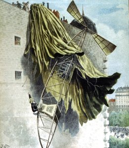 Alberto Santos-Dumont 1873-1932 Brazylijski aeronauta, nieudana próba zdobycia Nagrody Deutscha autorstwa Unbekannt