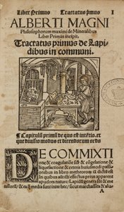 Alchemia i wczesna chemia Strona tytułowa do średniowiecznej niemieckiej pracy o mineralogii i alchemii autorstwa Unbekannt