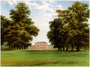 Aldby Park, Yorkshire, dom rodziny Darley, ok. 1880 autorstwa Unbekannt