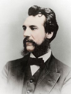 Alexander Graham Bell, amerykański wynalazca urodzony w Szkocji, XIX wiek autorstwa Unbekannt