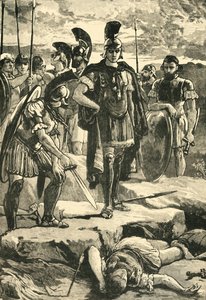 Aleksander i ciało Dariusza, 1890. autorstwa Unbekannt