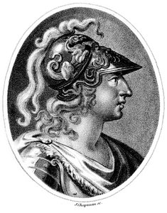 Aleksander Wielki 356-323 pne, ok. 1800 autorstwa Unbekannt