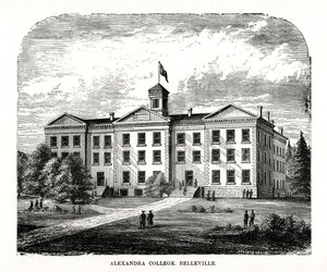 Alexandra College, Belleville, Ontario, Kanada, XIX wiek autorstwa Unbekannt