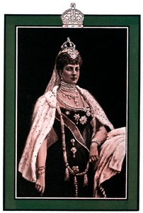 Aleksandra z Danii 1844-1925, królowa małżonka króla Edwarda VII, 1902-1903 autorstwa Unbekannt