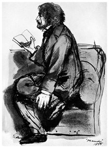 Alfred, Lord Tennyson, brytyjski poeta, 1855 1956 autorstwa Unbekannt