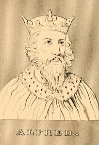 Alfreda, c847-899, 1830. autorstwa Unbekannt