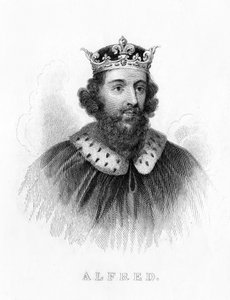 Alfred Wielki, XIX wiek autorstwa Unbekannt
