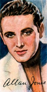 Allan Jones, 1907-1992, amerykański aktor i piosenkarz, XX wiek autorstwa Unbekannt