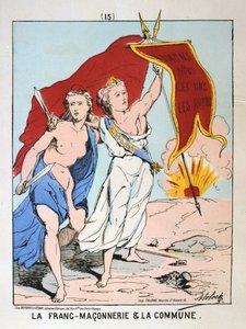 Alegoria Wolnomularstwa i Komuny, Komuna Paryska, 1871. autorstwa Unbekannt