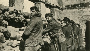 Żołnierze alianccy we Flandrii, I wojna światowa, 1915, ok. 1920. autorstwa Unbekannt