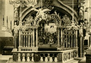 Ołtarz Marii Panny, Mariazell, Styria, Austria, c1935. autorstwa Unbekannt