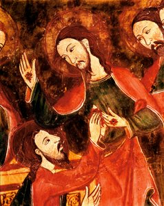 Ołtarz ołtarza św. Tomasza, tempera na drewnie autorstwa Unbekannt