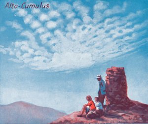 Alto-Cumulus - Tuzin głównych form chmur na niebie, 1935 autorstwa Unbekannt