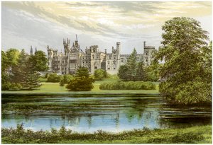 Alton Towers, Staffordshire, dom hrabiego Shrewsbury, ok. 1880 autorstwa Unbekannt
