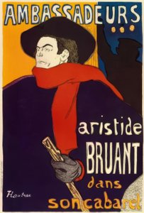 Ambasadorzy, Aristide Bruant autorstwa Unbekannt
