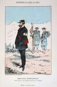 Karetki międzynarodowe, oblężenie Paryża, 1870-1871 autorstwa Unbekannt