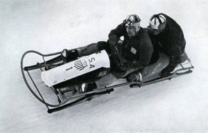 Amerykańska dwuosobowa drużyna bobslejowa, zimowe igrzyska olimpijskie w Niemczech, 1936 autorstwa Unbekannt