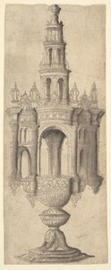 Monstrancja architektoniczna, ca. 1530-40. autorstwa Unbekannt