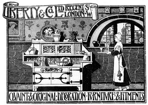 Reklama dla Liberty and Co Ltd, 1898 autorstwa Unbekannt
