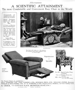 Reklama foteli Premier, 1926 autorstwa Unbekannt