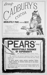 Strona reklamowa w Yuletide, 1890. autorstwa Unbekannt