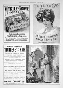Strona reklamowa w Illustrated London News, numer świąteczny, 1896 autorstwa Unbekannt