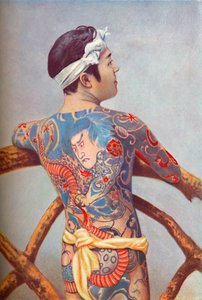 Misternie wytatuowany Japończyk, 1902 autorstwa Unbekannt