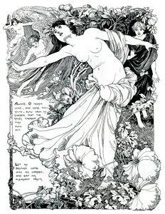 Ilustracja do Pieśni nad Pieśniami, 1899 autorstwa Unbekannt