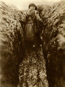 Oficer w okopach, Francja, I wojna światowa, 1916, 1935. autorstwa Unbekannt