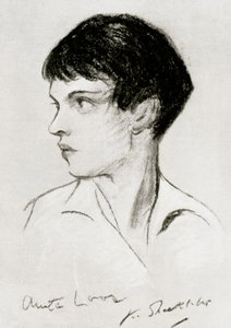 Anita Loos 1888-1981, amerykańska scenarzystka, dramaturg i pisarka, początek XX wieku autorstwa Unbekannt