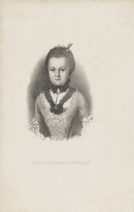 Anna Katharina Käthchen Schönkopf 1746-1810, ok. 1820 r. autorstwa Unbekannt