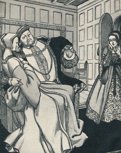 Anne Boleyn doznaje wielkiego wstrząsu, ok. 1934 r autorstwa Unbekannt