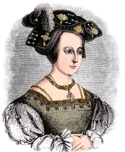 Anna Boleyn c1504-1536, druga żona Henryka VIII z Anglii, c1880 autorstwa Unbekannt