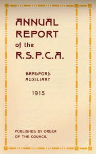 Raport roczny RSPCA, 1916 r. autorstwa Unbekannt
