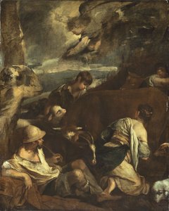 Zwiastowanie pasterzom, c. 1710. autorstwa Unbekannt