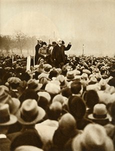 Demonstracja antyrządowa, Hyde Park, Londyn, 6 lutego 1933, 1935.i autorstwa Unbekannt